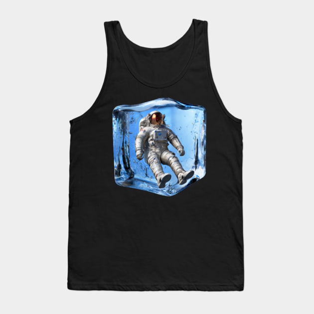 Astronaut Ice Cube Tank Top by Shadowbyte91